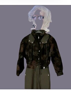 Bogner Green Camouflage Ski Jacket Jumpsuit